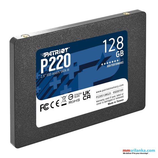 PATRIOT P220 128GB 2.5 SSD-(5Y)