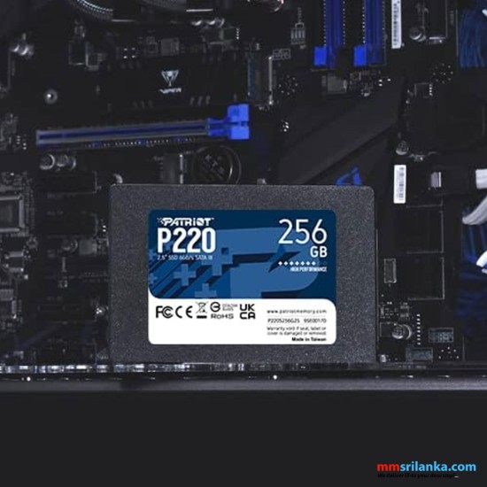 PATRIOT P220 256GB 2.5 SSD-(5Y)