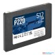 PATRIOT P220 512GB 2.5 SSD-(5Y)