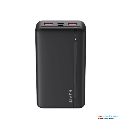 Havit PB92 Mobile series-Power bank-20000mAh BLACK - (6M)