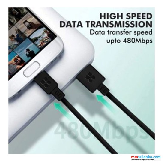 Promate Super-Durable Data & Charge USB-A to Micro-USB Cable								