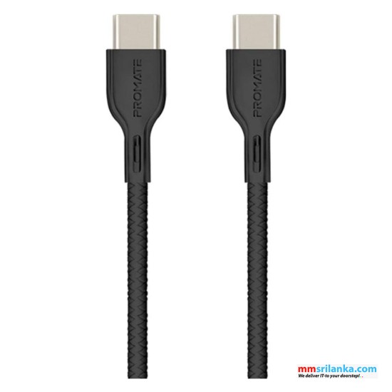 Promate USB-C to USB-C Data Sync & Charge Cable 						