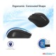 Promate P2.4GHz Wireless Ergonomic Optical Mouse