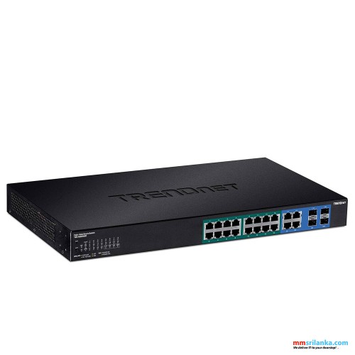 Trendnet 16-Port Gigabit Web Smart PoE+ Switch-(2Y)