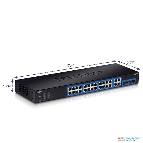 Trendnet 28-Port Gigabit Web Smart Switch-(2Y)