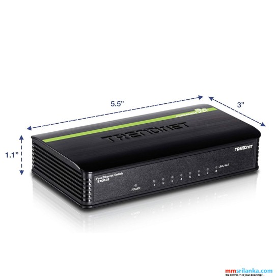 Trendnet 8-Port 10/100Mbps Network switch(2Y)