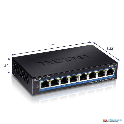 Trendnet 8-Port Gigabit EdgeSmart Switch- (2Y)