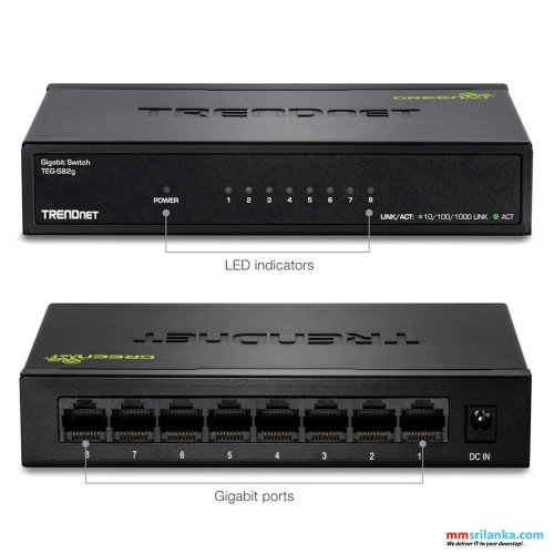 Trendnet 8 x Gigabit GREENNET Switch-(2Y)