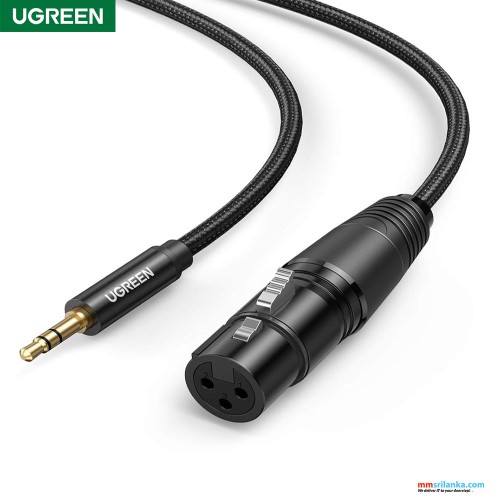 UGREEN 3.5mm three pole male to XLR female audio cable 2m (6M)