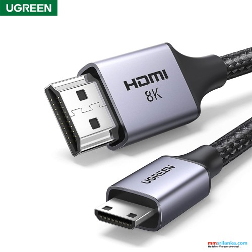 UGREEN mini HDMI to HDMI 8k cable 1m (6M)