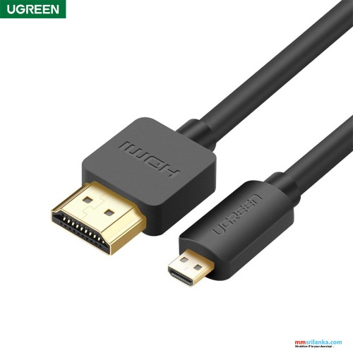 UGREEN micro HDMI to HDMI cable 1.5m black (6M)