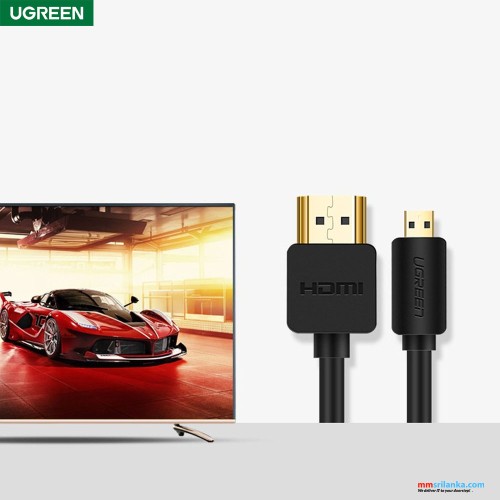 UGREEN micro HDMI to HDMI cable 1.5m black (6M)