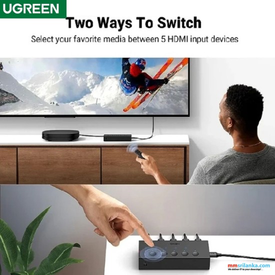 UGREEN 5-in-1 Out HDMI Switch 