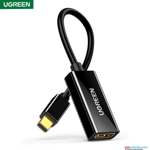 UGREEN MINI DP To HDMI Converter 1080p BLACK (6M)