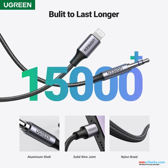 UGREEN Lightning To 3.5mm Audio Adapter (6M)