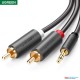 ugreen 3.5mm male to 2 rca male audio cable 10m (6m)