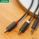 UGREEN 3.5mm male to 2 RCA male audio cable 5m gray (6m)