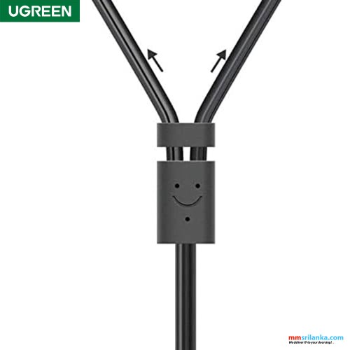 UGREEN 3.5mm male to 2 RCA male audio cable 5m gray (6m)