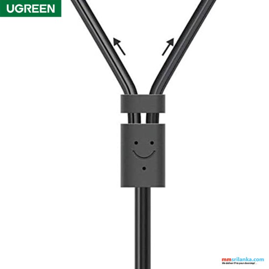 ugreen 3.5mm male to 2 rca male audio cable 2m gray (6m)