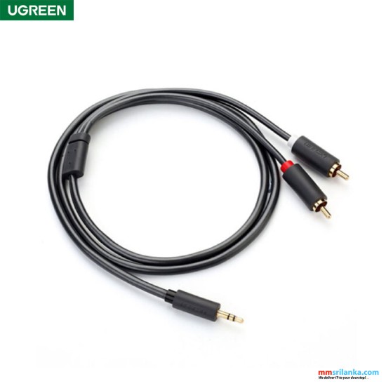 UGREEN 3.5mm Male to 2 RCA Male Audio Cable 1.5m-Gray