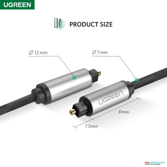 UGREEN Toslink Optical Audio Cable 3m (6m)