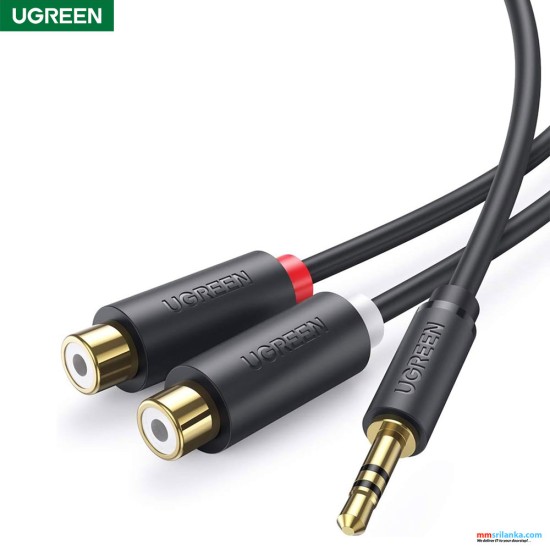 UGREEN 3.5mm male to 2RCA female cable 25cm (6m)