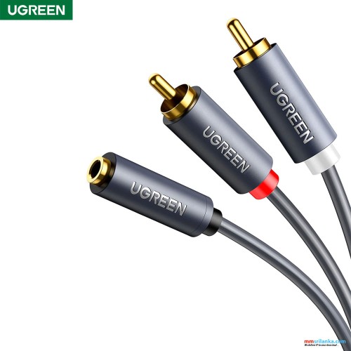 UGREEN 3.5mm female to 2 RCA male Audio Cable 1m (6m)