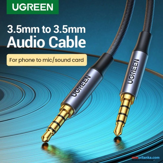 ugreen 3.5mm male to male 4 pole microphone audio cable 1.5m (6m)