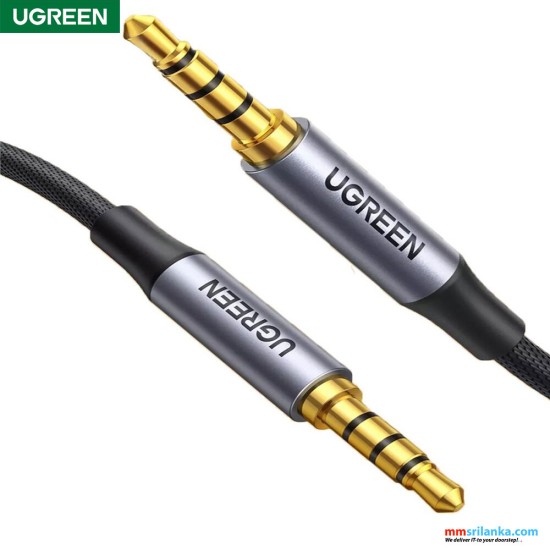 ugreen 3.5mm male to male 4 pole microphone audio cable 1.5m (6m)
