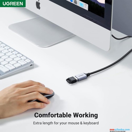 UGREEN  USB 3.0 Extension Cable Aluminium Case 1m (6m)