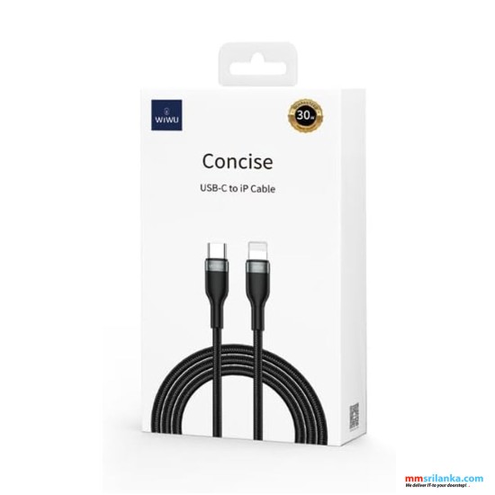 WIWU CONCISE C-IP 30W CABLE 1.2M (6M)