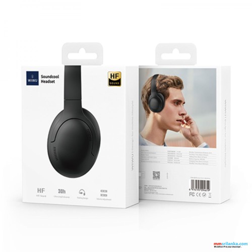 WIWU TD-02 SOUNDCOOL HEADSET BLACK (6M)