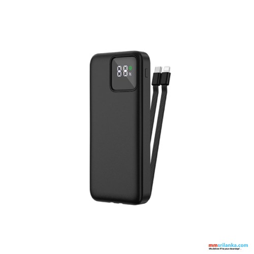 WIWU JC-18 22.5W 10000MAH LED DISPLAY BUILT-IN CABLE POWER BANK (6M)