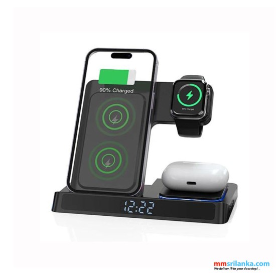 WIWU WI-W006 15W POWER AIR 5 IN 1 WIRELESS CHARGER (6M)