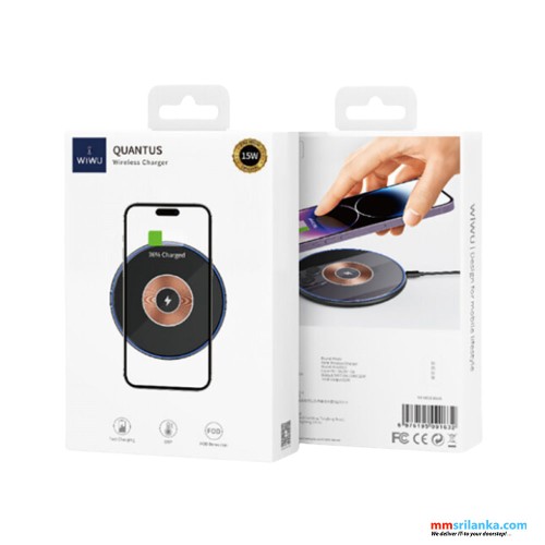 WIWU WI-W013 15W QUANTUS WIRELESS CHARGER-(6M)