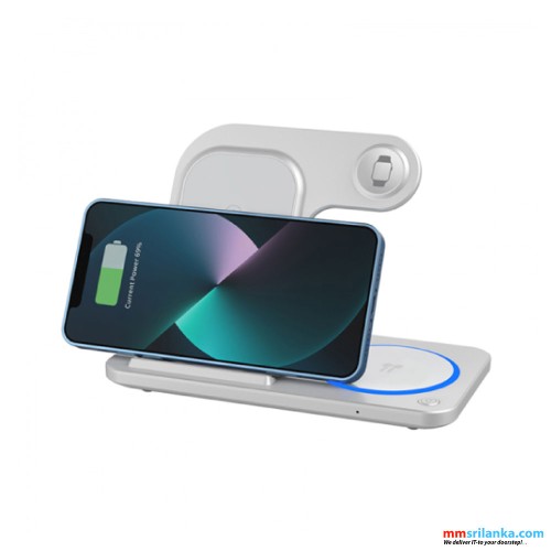 WIWU WI-W020 3 IN 1 15W WIRELESS CHARGER-(6M)