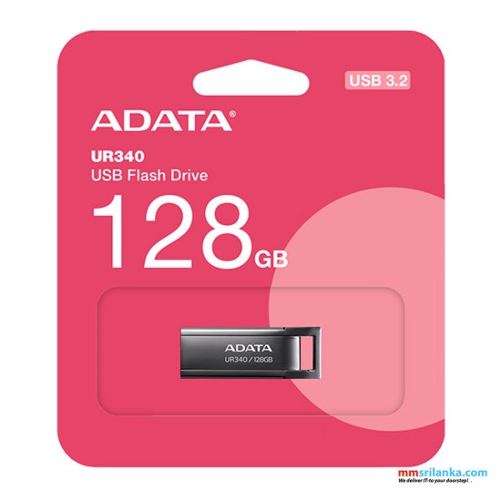 Adata 128GB UR340 USB Flash Drive (3Y)