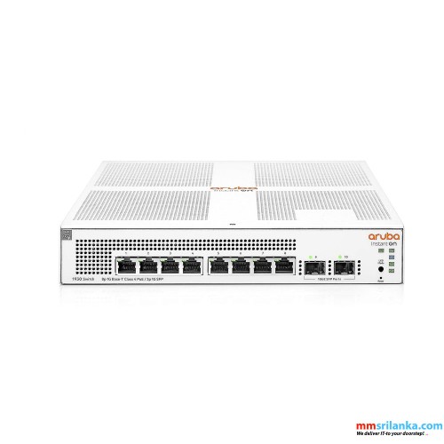 HPE Networking Instant On 1930 8G Class 4 PoE 2SFP 124W Switch (JL681A) (5Y)