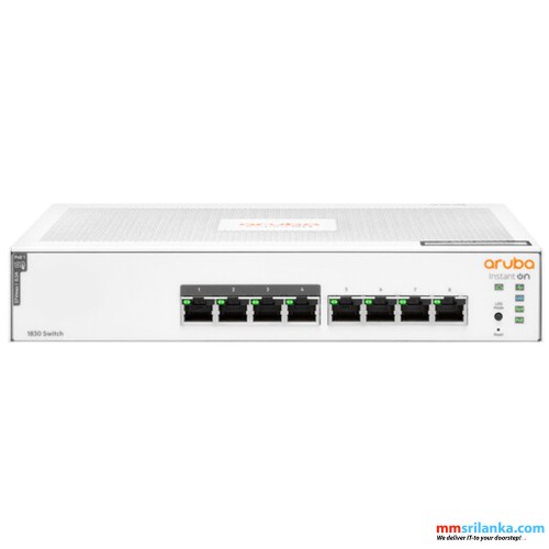 HPE Networking Instant On 1830 8G 4p Class4 PoE 65W Switch (JL811A) (5Y)