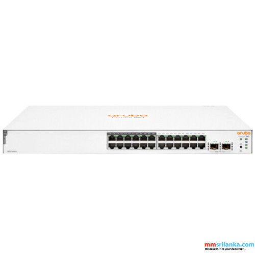 HPE Networking Instant On 1830 24G 12p Class4 PoE 2SFP 195W Switch (JL813A) (5Y)