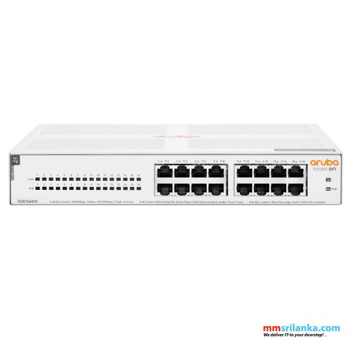 HPE Networking Instant On 1430 16G Class4 PoE 124W Switch (R8R48A) (5Y)