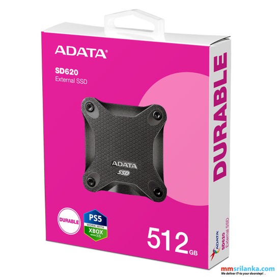 ADATA SD620 512GB External Solid State Drive (3Y)