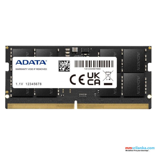 ADATA 32GB DDR5-4800 SODIMM MEMORY (3Y)