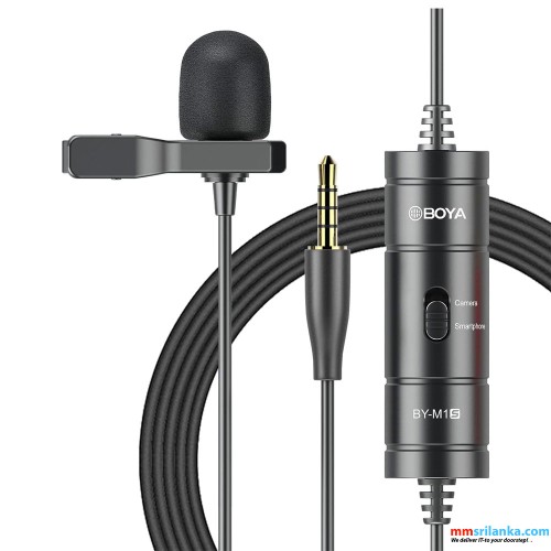 BOYA BY-M1S UNIVERSAL MICROPHONE (6M)