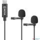 Boya BY-M3D - Digital Dual Lavalier Microphones, Black (6M)