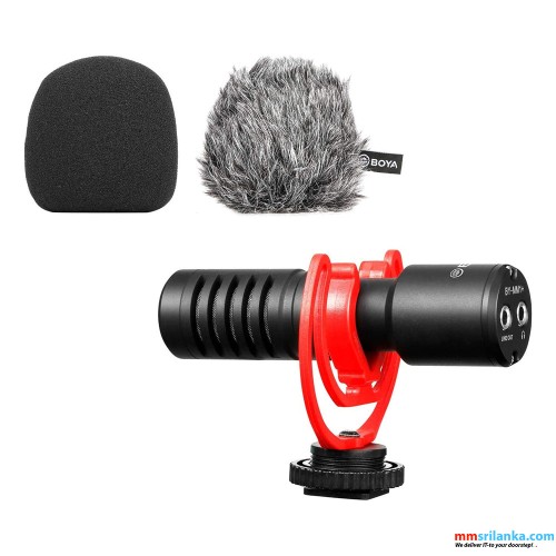 BOYA BY-MM1+ SUPER CARDIOID SHOTGUN MICROPHONE (6M)