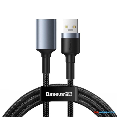 Baseus AirJoy Series USB3.0 Extension Cable 1m Cluster Black