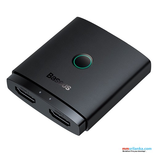 Baseus AirJoy Series 2-in-1 Bidirectional HDMI Switch Cluster Black 