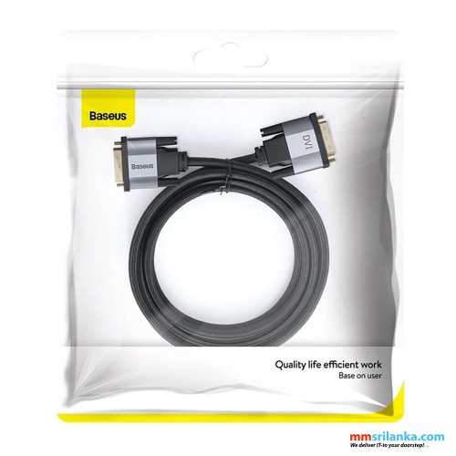 Baseus Aluminium DVI To DVI Cable 1M