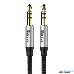 Baseus Yiven Audio Cable 3.5 male Audio M30 0.5M Silver+ Black